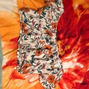 Colorful flower crop top Size L